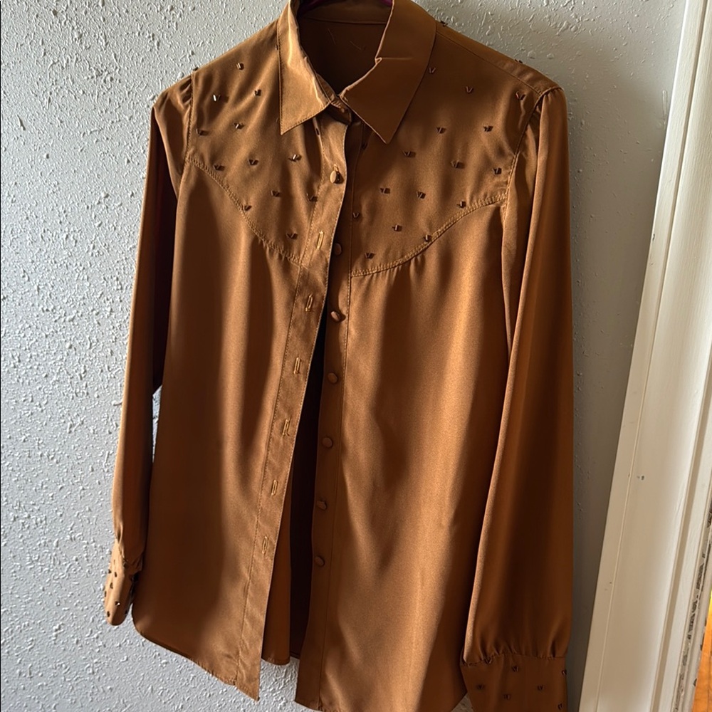 Women’s Brown / copper blouse